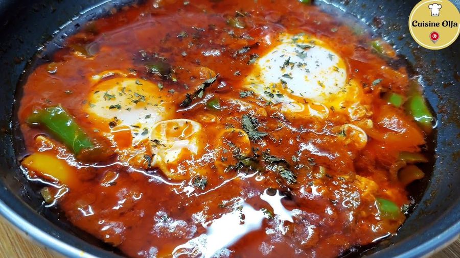 Tunisian Ojja (Quick Egg and Tomato Paste Shakshuka)