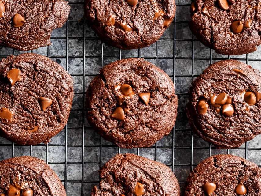 Fudgy Chocolate Brownie Cookies