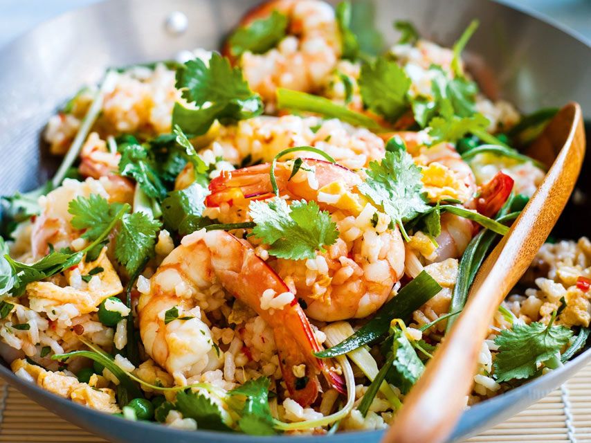 Riz Frite Crevette (Fried Rice Prawn)