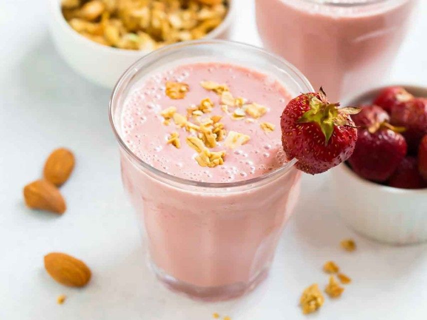 Smoothie à la Fraise