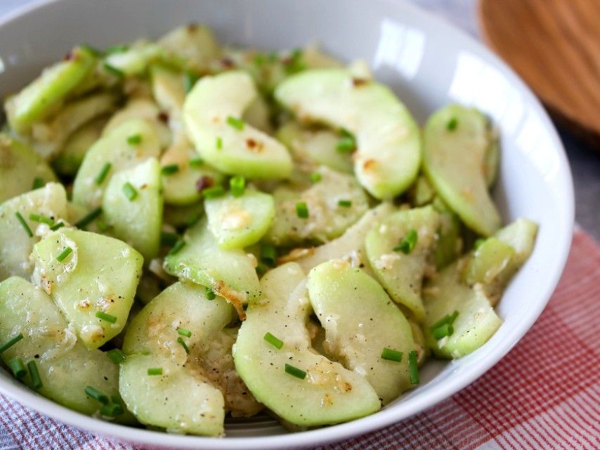 Sautée de Chayote (Touffé Chouchou)