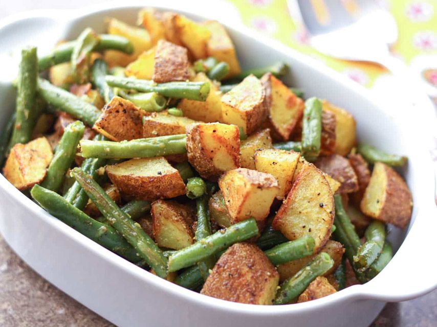 Sauteed Green Beans with Potato
