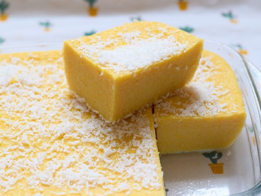 Poudine Mais (Polenta Pudding)