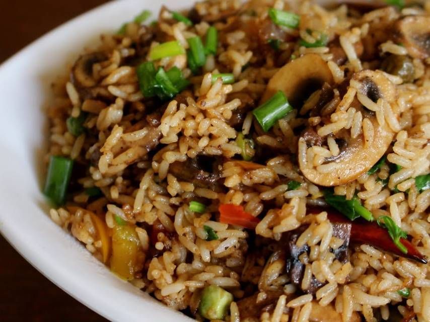 Mushroom Fried Rice