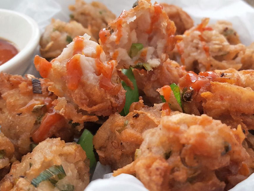 Boulette de Taro Frite (Gateau Arouille)