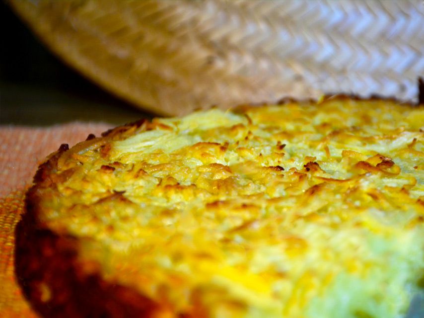 Poudine Manioc (Cassava Cake)