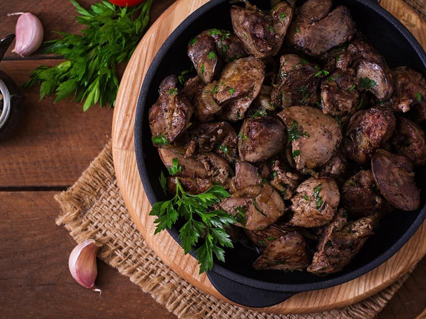 Sauteed Chicken Liver
