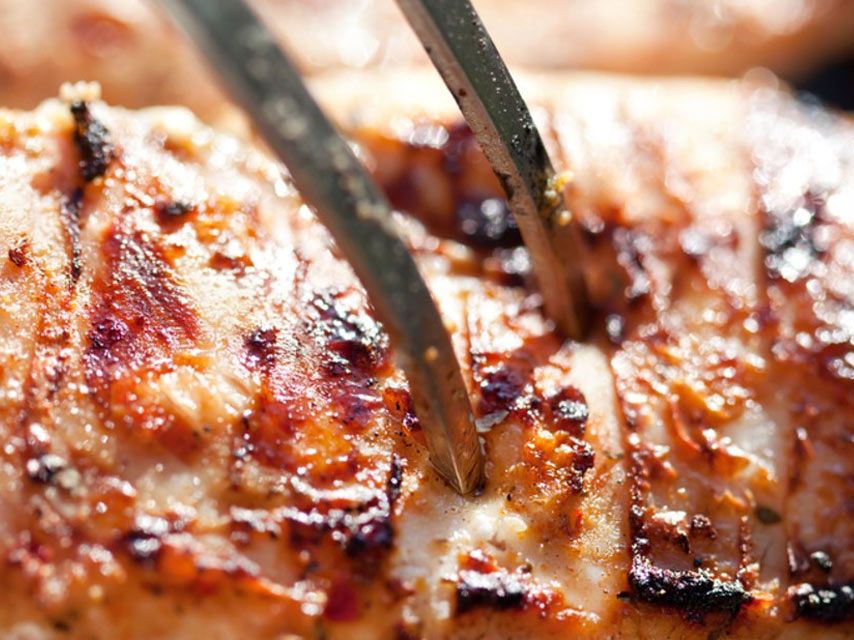 Burger de Filet de Poulet Grillé au Tawa