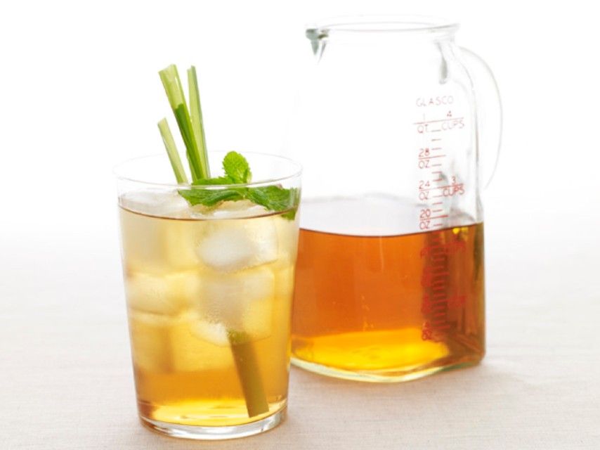 Thé glacé à la citronnelle