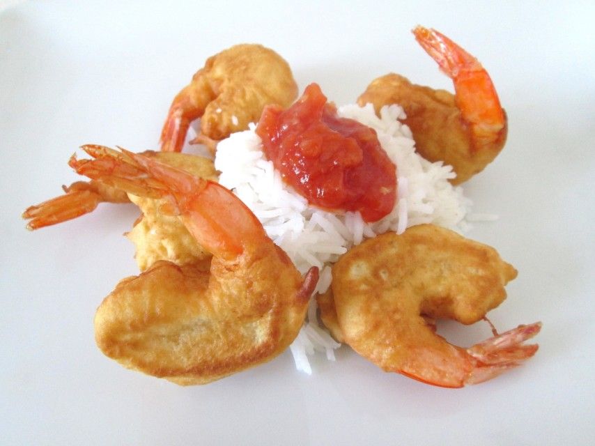 Shrimp fritters