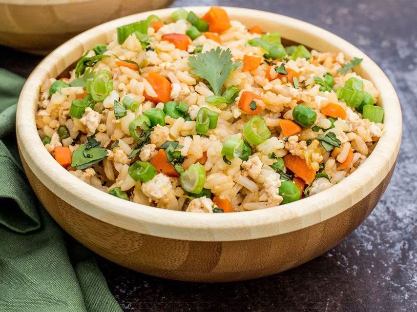 Riz Frit Végétarien