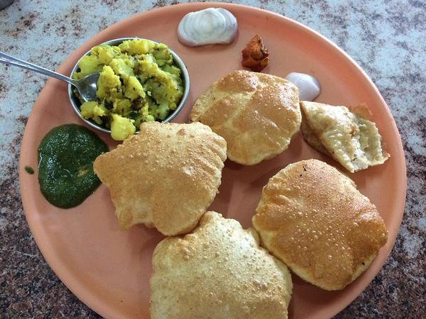Puri with Curd (Lait Caillé) — photo 2