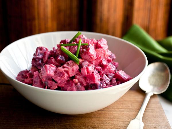 Salade Legumes (Beetroot, Eggs and Potato Salad) — photo 4