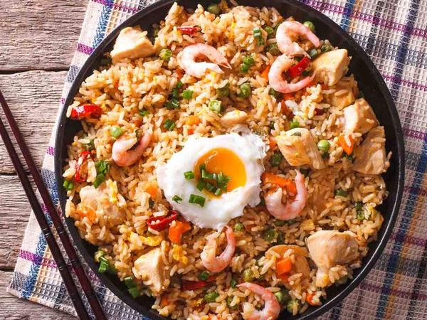 Riz Frite Crevette (Fried Rice Prawn) — photo 2