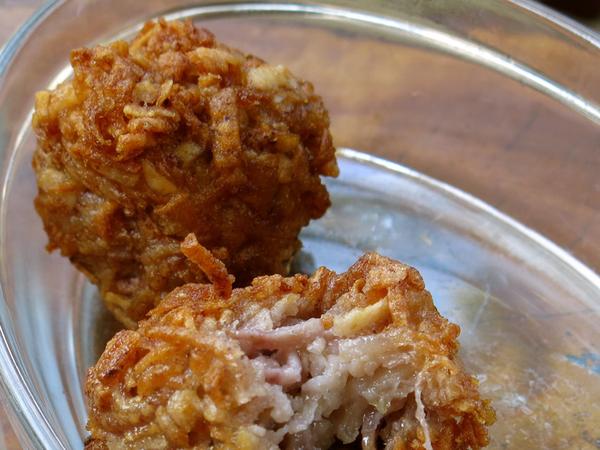 Boulette de Taro Frite (Gateau Arouille) — photo 4