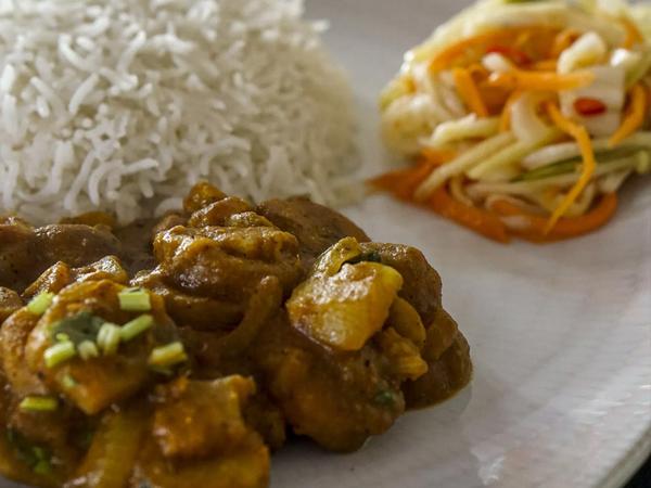 Banana Curry with Dried Shrimp — photo 5