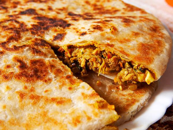 Naan Poulet (Naan Keema Chicken) — photo 2