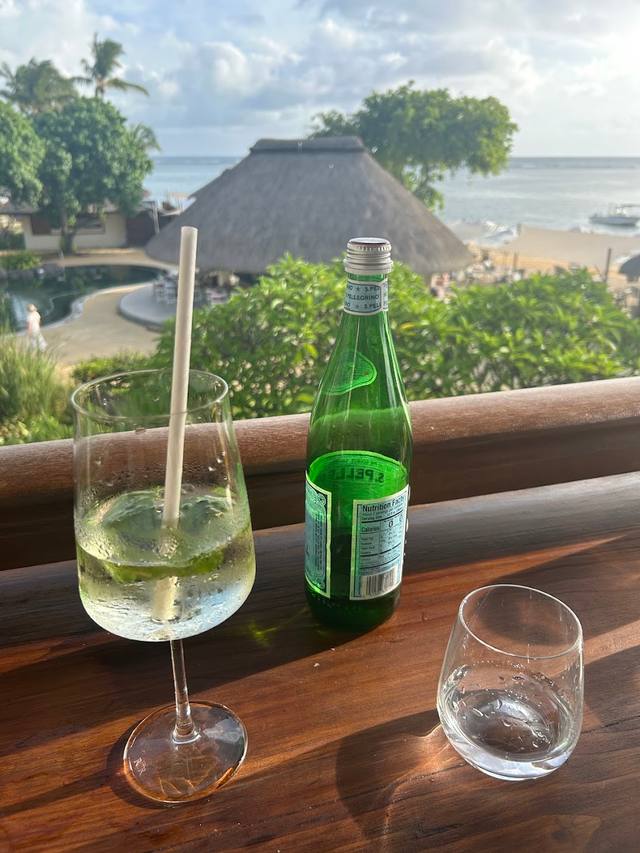 Sunset bar in Flic en Flac