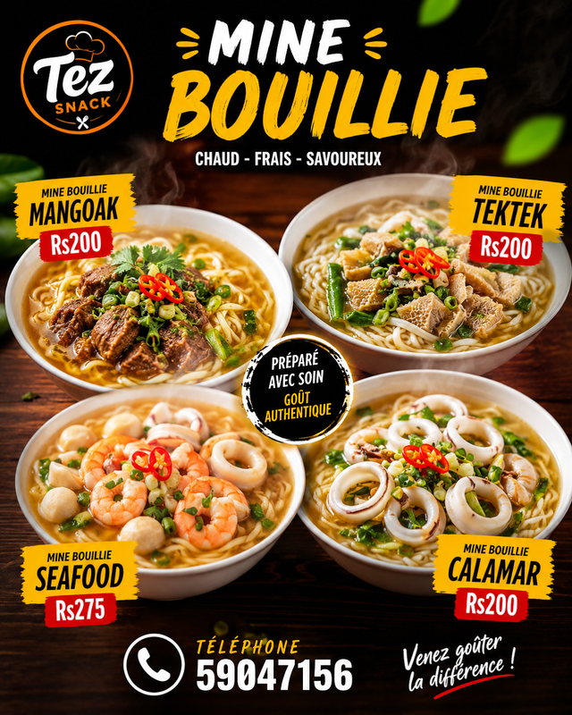 Tez snack in Mahébourg