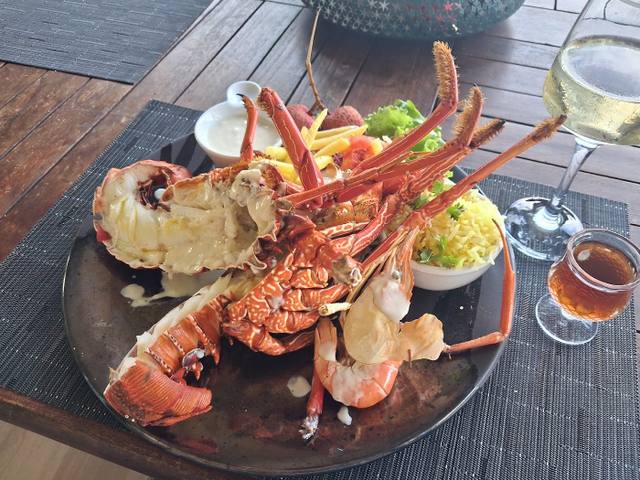 La maison du pecheur Table dhote Chez Selvana in Pointe aux Piments