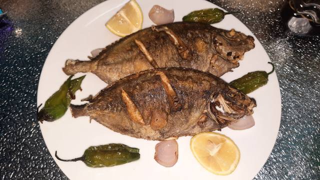 Snack tipik in Pointe aux Piments