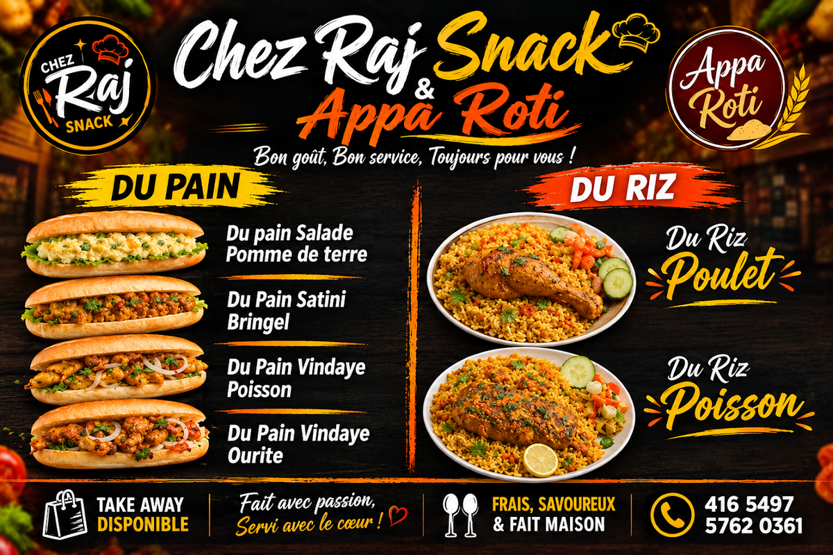 Chez Raj Snack & Appa Roti